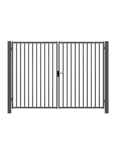 PORTAIL BARREAUDÉ 2.00M x 4.00M (2×2.00M)