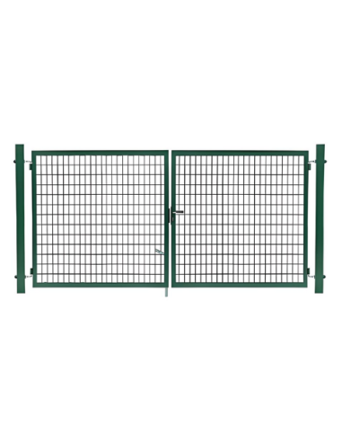 PORTAIL GRILLAGÉ 3M (2x1.50M) - Ambiance Cloture