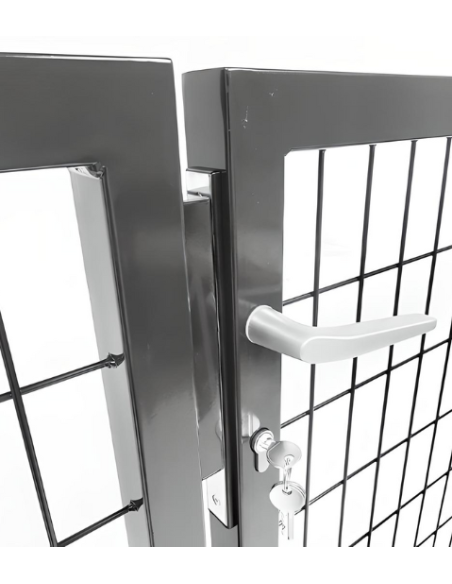 PORTAIL GRILLAGÉ 3M (2x1.50M) - Ambiance Cloture