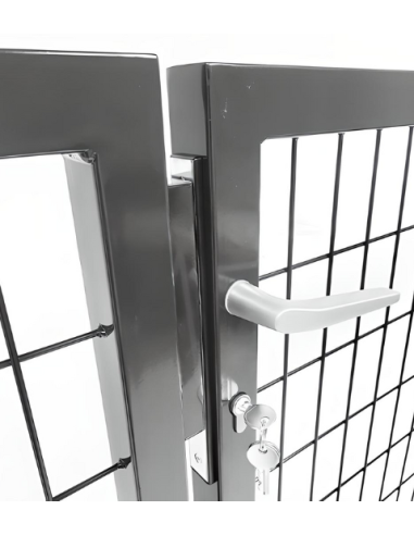 PORTAIL GRILLAGÉ 3M (2x1.50M) - Ambiance Cloture