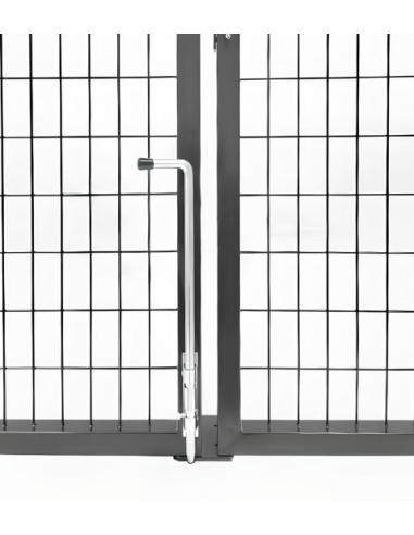 PORTAIL GRILLAGÉ 4M (2x2.00M) - Ambiance Cloture