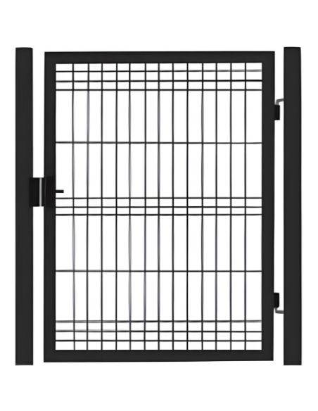 PORTILLON GRILLAGÉ ÉCLIPSE H1.30MX1.00M - Ambiance Cloture