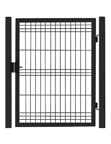 PORTILLON GRILLAGÉ ÉCLIPSE H1.30MX1.00M - Ambiance Cloture