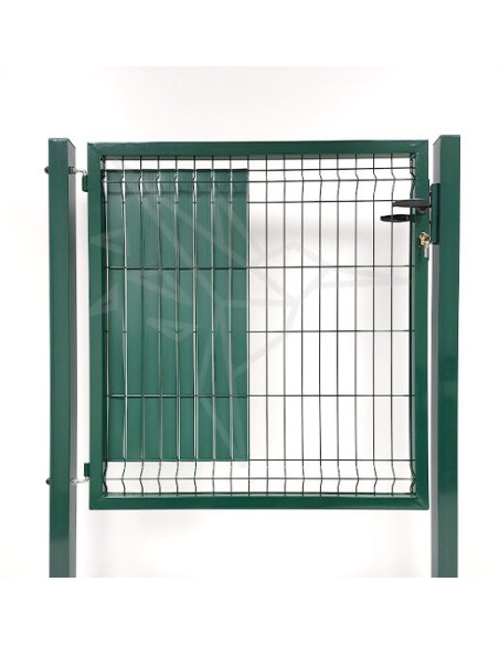 PORTILLON GRILLAGÉ ÉCLIPSE H1.30MX1.00M - Ambiance Cloture