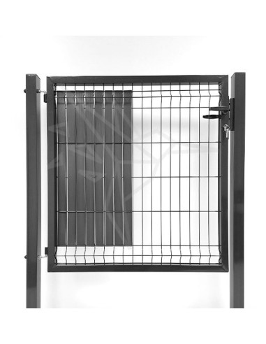 PORTILLON GRILLAGÉ ÉCLIPSE H1.30MX1.00M - Ambiance Cloture