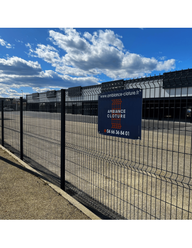 KIT GRILLAGE RIGIDE HYBRIDE 4/5 1.93M A SCELLER GRIS ANTHRACITE POUR 25.00ML