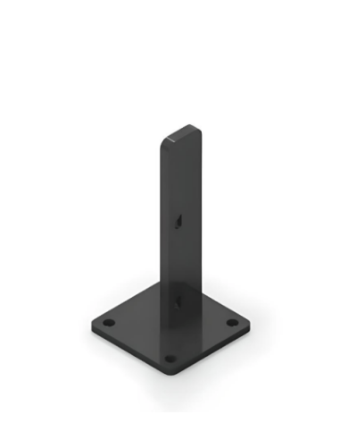 Pack Grillage Rigide Hybride 4/5 H0.63m sur Platine - Gris Anthracite - 25ML