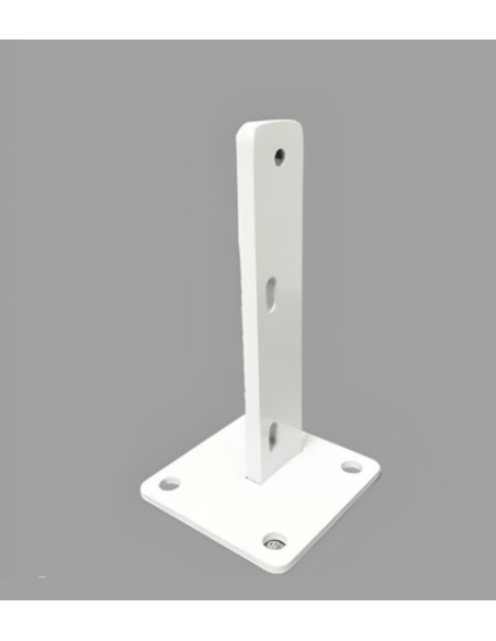 Pack Grillage Rigide Hybride 4/5 H0.63m sur Platine - Blanc- 25ML