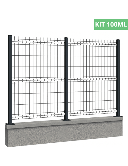 Kit Grillage Rigide Hybride 4/5MM – 100.ML (Panneau 2,50m)
