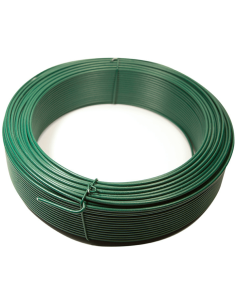 FIL DE TENSION PLASTIFIÉ VERT DIAM. 3.8MMX100M - Ambiance Cloture