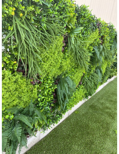 MUR VÉGÉTAL ARTIFICIEL 1M x 1M - Ambiance Cloture