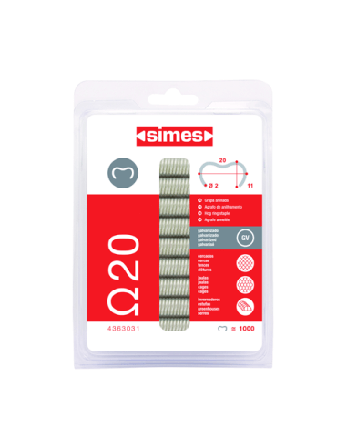 AGRAFES Ω20 (1000PCS) - Ambiance Cloture