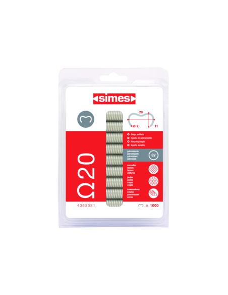 AGRAFES Ω20 (1000PCS) - Ambiance Cloture