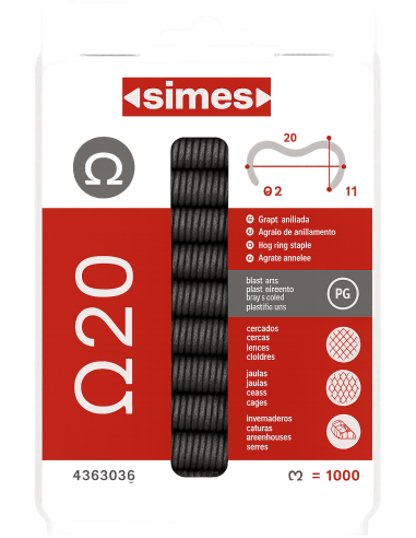 AGRAFES Ω20 (1000PCS) - Ambiance Cloture