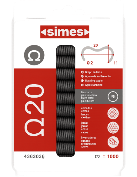 AGRAFES Ω20 (1000PCS) - Ambiance Cloture