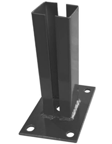 PLATINE POUR PORTILLON/ 60X60M. - Ambiance Cloture