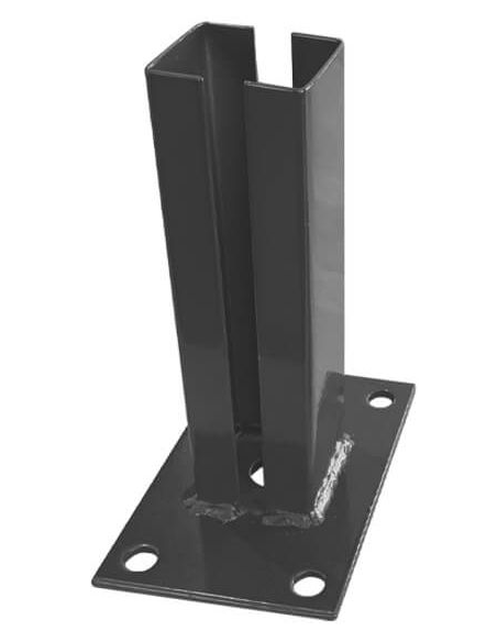 PLATINE POUR PORTILLON/ 60X60M. - Ambiance Cloture