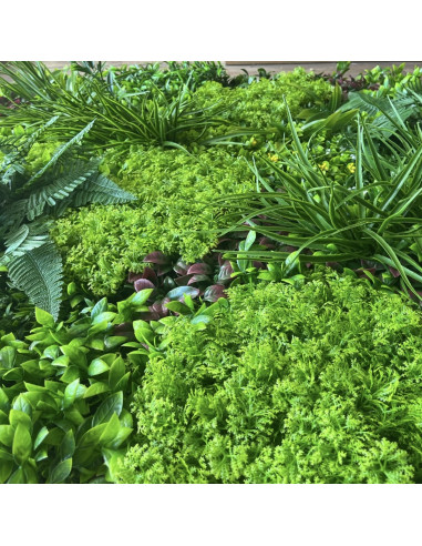 MUR VÉGÉTAL ARTIFICIEL 1M x 1M - Ambiance Cloture