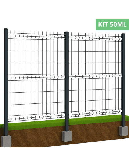 Kit Grillage Rigide PRO 5/5MM – 50.00ML (Panneau 2,50m)