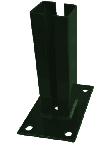 PLATINE POUR PORTILLON/ 60X60M. - Ambiance Cloture