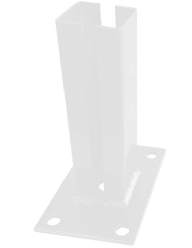 PLATINE POUR PORTILLON/ 60X60M. - Ambiance Cloture