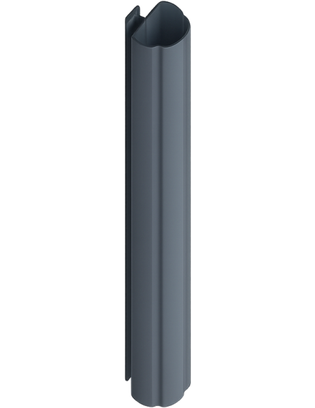 POTEAU TUBE À CRÉMAILLÈRE DIAM. 0.48M/ H2.40M - Ambiance Cloture