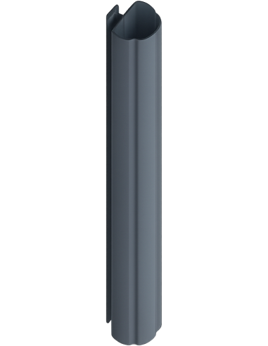 POTEAU TUBE À CRÉMAILLÈRE DIAM. 0.48M/ H2.20M - Ambiance Cloture