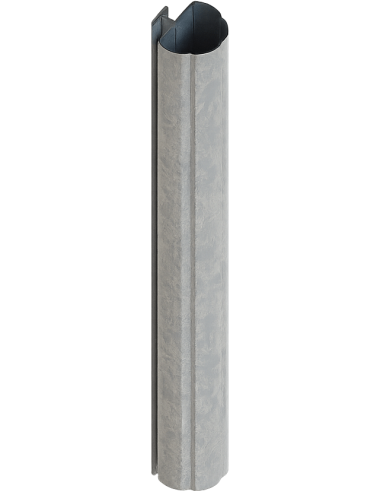 POTEAU TUBE À CRÉMAILLÈRE GALVA Ø0.50M/ H2.50M