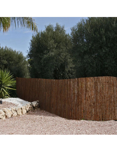 Clôture naturelle écorce de pin 1m x 5m | AMBIANCE CLOTURE