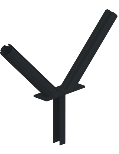 BAVOLET DOUBLE POUR GRILLAGE RIGIDE Ø0.50M