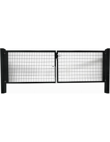 PORTAIL GRILLAGÉ 3M (2x1.50M) - Ambiance Cloture