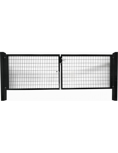 PORTAIL GRILLAGÉ 4M (2x2.00M) - Ambiance Cloture