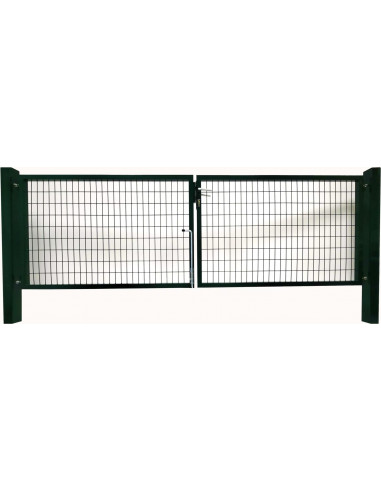 PORTAIL GRILLAGÉ 4M (2x2.00M) - Ambiance Cloture