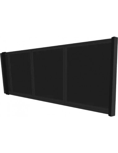 PORTAIL COULISSANT TOLÉ PLEIN - Ambiance Cloture