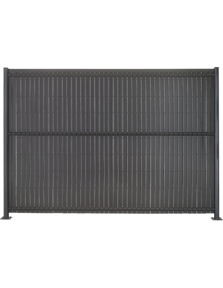 KIT DE LAMES OCCULTANTES GRIS/ H1.53MX2.50M - Ambiance Cloture