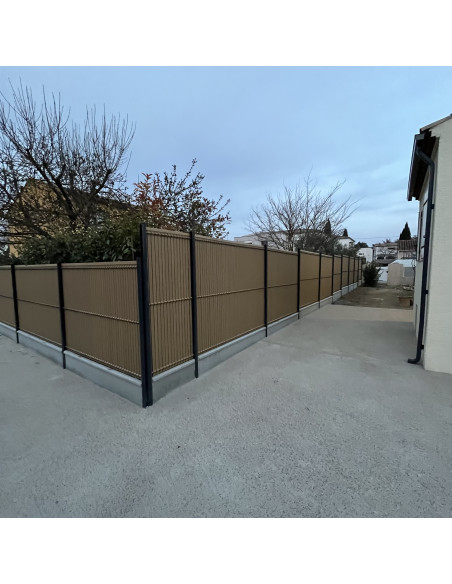 KIT DE LAMES OCCULTANTES BAMBOU / H1.53MX2.50M - Ambiance Cloture