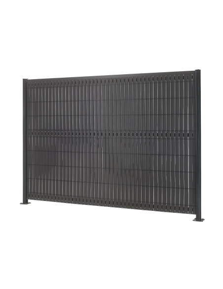 KIT DE LAMES OCCULTANTES GRIS/ H1.53MX2.50M - Ambiance Cloture
