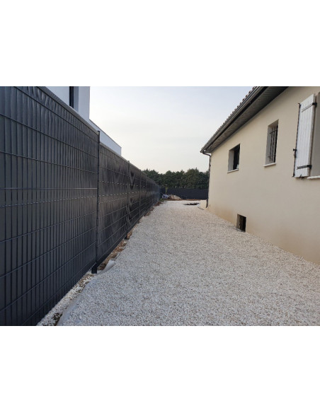 KIT DE LAMES OCCULTANTES GRIS/ H1.53MX2.50M - Ambiance Cloture