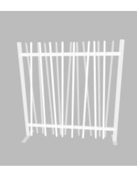 BARREAUDAGE ALÉATOIRE/H0.80MX2.40M - Ambiance Cloture