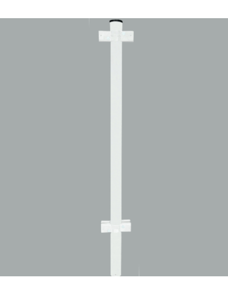 POTEAU À SCELLER POUR GRILLE BARREAUDÉE/H2.50M/Ø60 - Ambiance Cloture