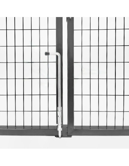 PORTAIL GRILLAGÉ 3M (2x1.50M) - Ambiance Cloture