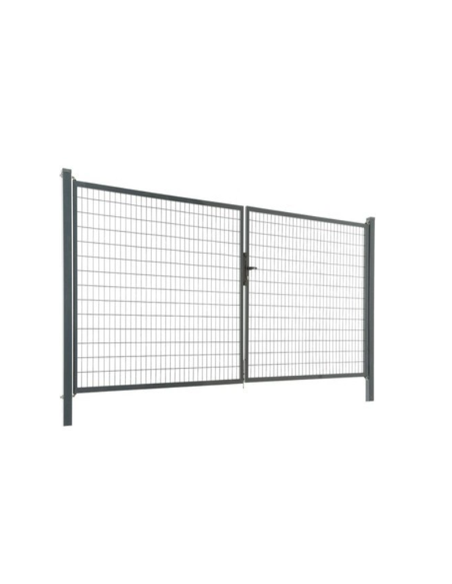 PORTAIL GRILLAGÉ 3M (2x1.50M) - Ambiance Cloture