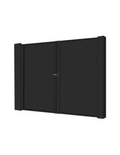 PORTAIL TÔLÉ COULEUR RAL AU CHOIX - Ambiance Cloture