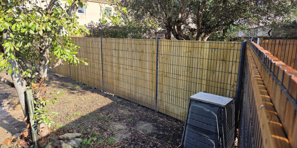 Pose de 400m de grillage rigide - suite et fin