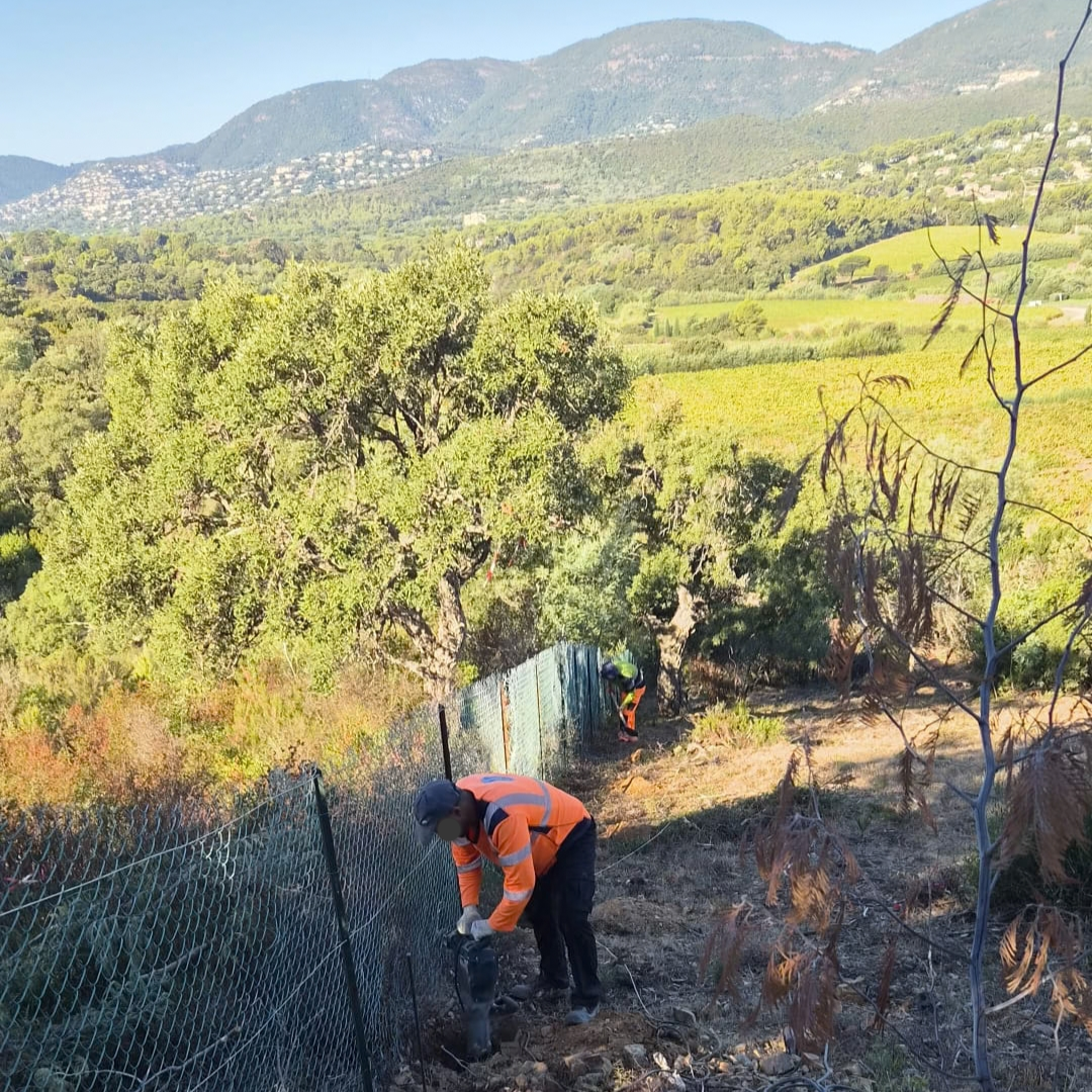 Chantier à La Croix-Valmer – Golfe de Saint-Tropez